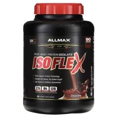 ALLMAX, Isoflex, чистый изолят сывороточного протеина, со вкусом шоколада, 2,27 кг (5 фунтов)